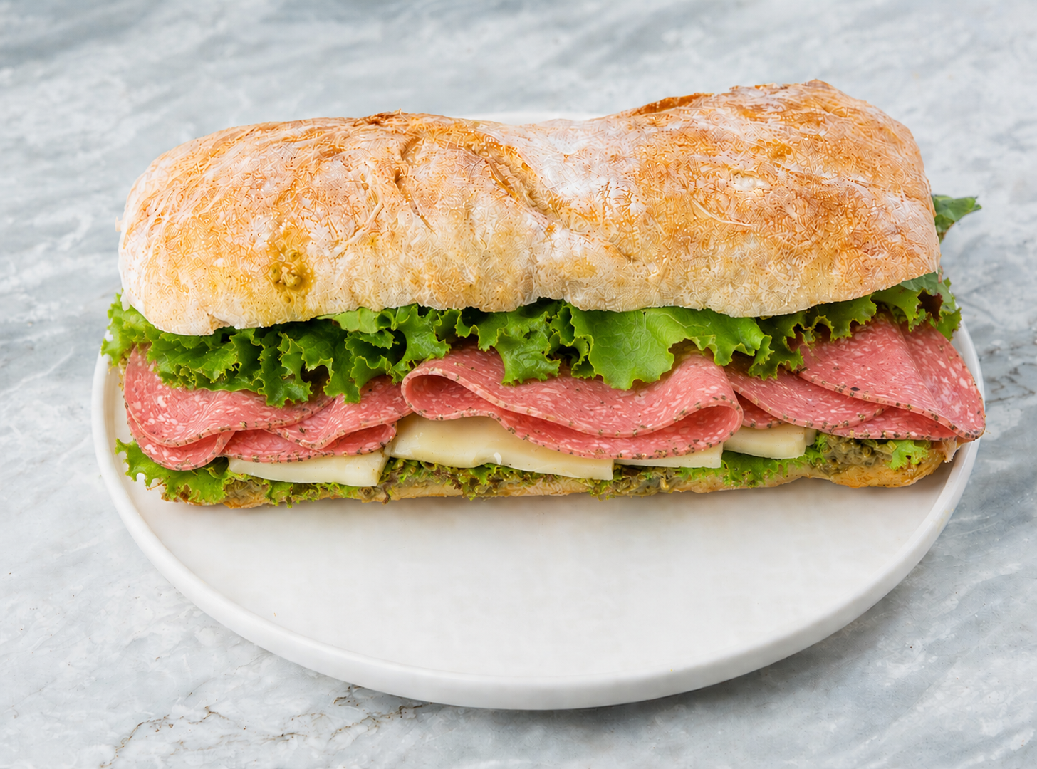 İtalyan Salamlı Ciabatta