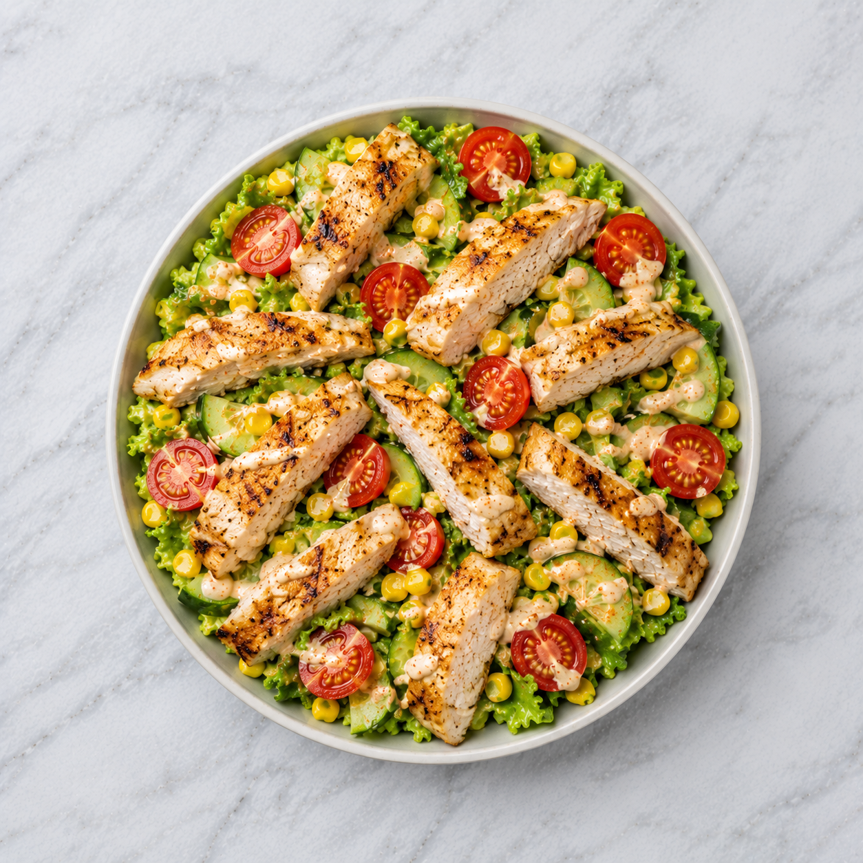 Avokado Salata Tavuk Bowl